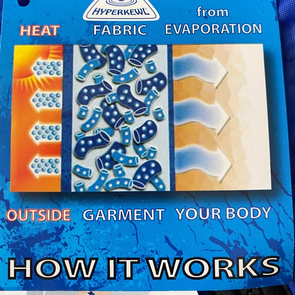 Techniche Hyperkewl Evaporative Cooling Vest Sports Outdoor Motorcycle Size L - Picture 12 of 15